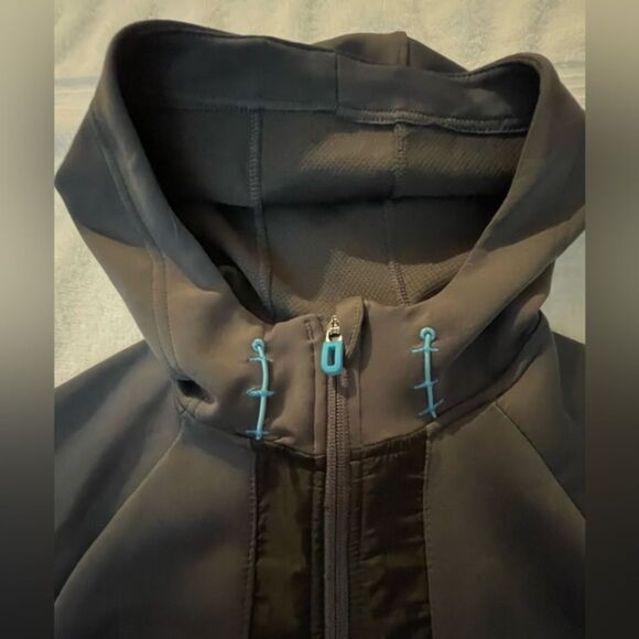 NWOT! medium Russell Athletics dark gray full zip pocketed Dry Power 360 jacket - Picture 2 of 9